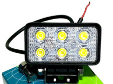 FARO LAVORO A 6 LED TRATTORE