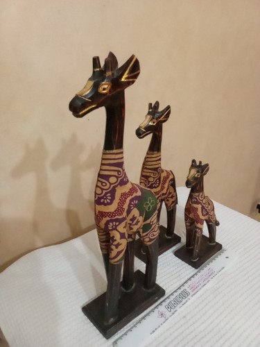 Giraffe legno artigianato - legno,