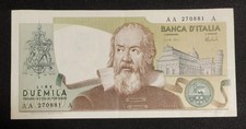 2000 LIRE GALILEO GALILEI