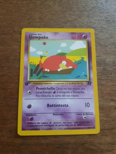 Slowpoke prima edizione - prima,
