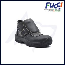 Scarpe Antinfortunistica Saldatore alte nere S3 Scarpe da lavoro leggere Uomo