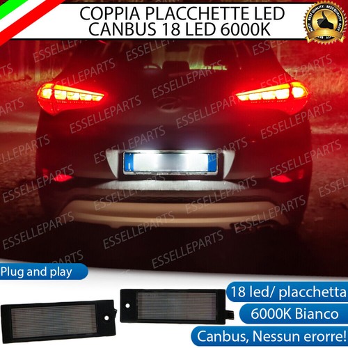 Coppia placchette led luci - a,