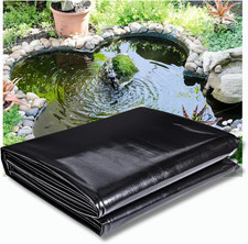 Telo per Laghetto Da Giardino in PVC Flessibile Resistente Agli Strappi per Pisc