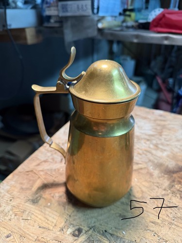 Caraffa vintage ottone - caraffa,