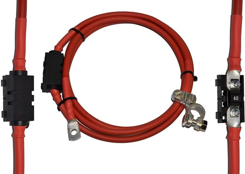 Cavo batteria rosso - , +