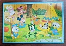 PUZZLE VINTAGE WALT DISNEY BABY CLEMENTONI MOSAICO 60 PEZZI 33.6X23.5 CM 