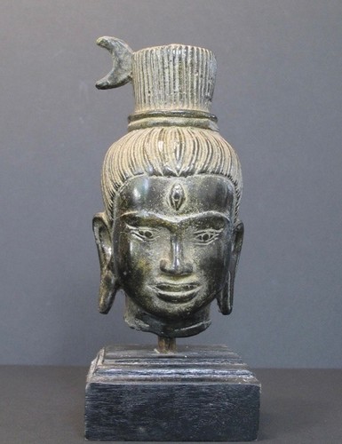 Tête shiva khmer en - tête,