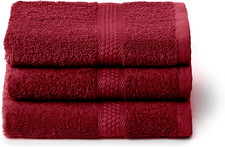 Set Asciugamani Bagno Piccoli 3X, 40X60Cm, Cotone 100% Morbido E Assorbente per 