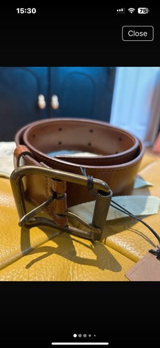 Burberry doppia fibbia - , pelle
