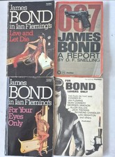 James Bond Vintage By Ian Fleming 1960s  Panther Books x 4