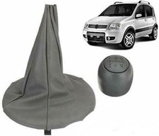 POMELLO E CUFFIA CAMBIO PER FIAT PANDA 169 03 LEVA IMPUGNATURA  MANOPOLA 5 MARCE