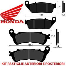 KIT PASTIGLIE FRENO ANTERIORI E POSTERIORI HONDA SW-T 400 2009
