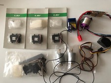 lotto centralina hi tec - digital servo e sky ek2-0508 +vari pezzi