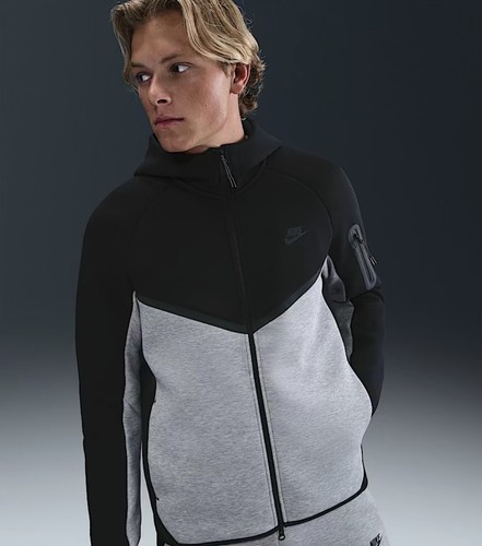 Felpa con cappuccio nike tech - con,