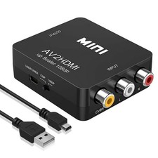 Convertitore AV a HDMI Convertitore da RCA a HDMI adattatore hdmi 1080P
