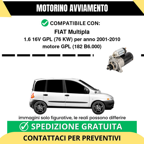 Motorino avviamento fiat - avviamento,