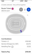 Bruce Springsteen biglietti tickets Londra Wembley 25 Luglio 2024