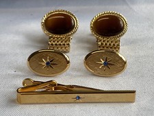 Avon Mens Cufflink & Tie Clip