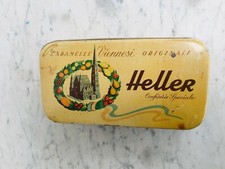 VECCHIA SCATOLA LATTA HELLER CARAMELLE VIENNESI OLD TIN BOX