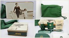 scatola latta vintage ALITALIA LA MAGNIFICA sogg. Hostess, con accessori