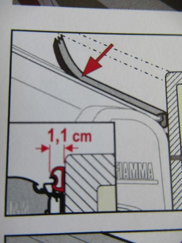 Fiamma rain guard profilo - fiamma:,
