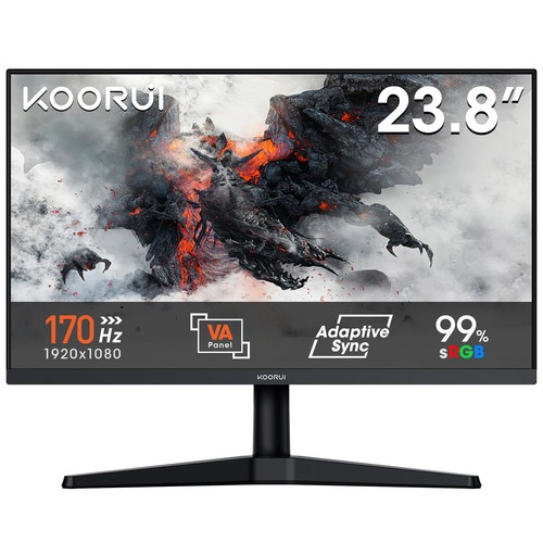 Koorui gaming monitor 170hz - monitor,