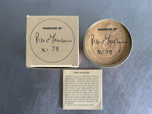 Piero manzoni merda - manzoni,