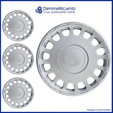 SERIE 4 BORCHIE - 4 COPRICERCHI COPPE RUOTA 15 PER FIAT MULTIPLA 02->