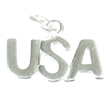 Charm in argento sterling USA