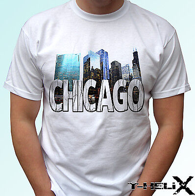 Chicago shirt bianca top - t,