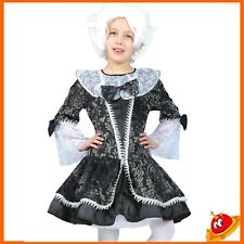 Costume Carnevale Ragazza Bambina Vestito Rococo Barocco Francesina Tg 3-9 anni