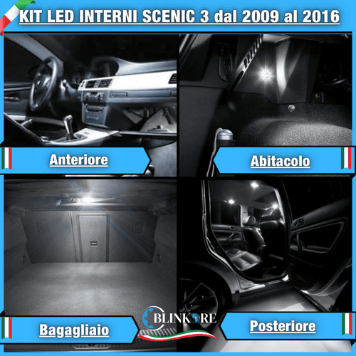 Kit led bianco - bianco, renault