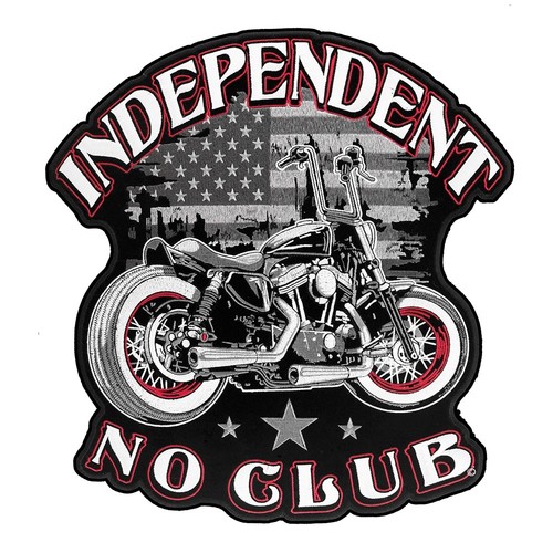 Independent club patch - no,
