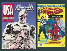 Lotto Punisher USA Magazine HS 3 Amazing Spider-Man 129 Replica Italia Set 2 Libri