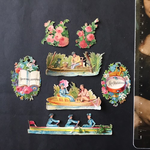 Cromos barche fiori antico - 7,
