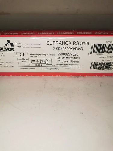 Elettrodi rutile supranox - rutile,
