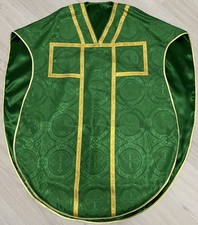 Casula verde borromea lampasso Kasel Ornat Chasuble