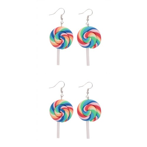 Pcs ohrstecker polymer clay - 2,