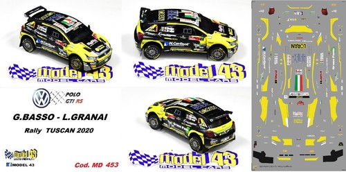 Decal wolkswagen polo - decal, 1/43