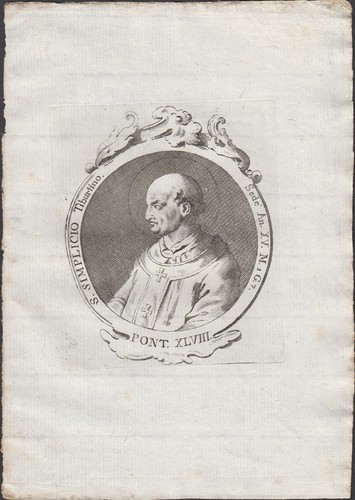 Stampa incisione papa - incisione,