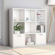 Libreria bianca 98x30x98 in - bianca, cm