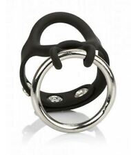 Anello fallico miglior erezione pene cock ring ritardante in acciaio e silicone