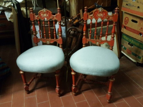 Coppia sedie bimbo legno - sedie, da