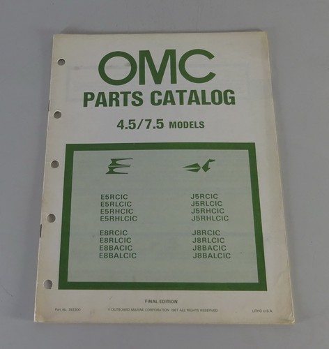 Catalogo parti omc johnson - johnson, /