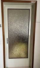 Porta Vintage In Legno Con Vetro