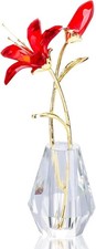 Crystal Lily Flower Figurine