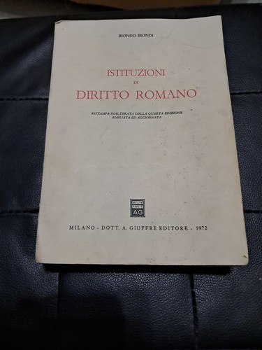 Istituzioni diritto romano - istituzioni,