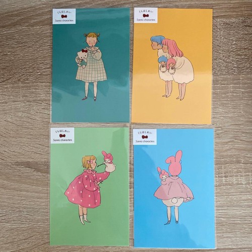 Cartolina personaggi rei - cartolina,