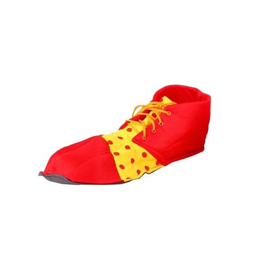 Scarpe pagliaccio arcobaleno