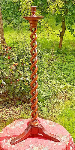 Antico portacandele noce - antico, su